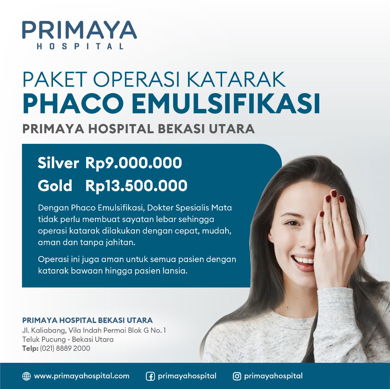 Paket Operasi Katarak Phaco Emulsifikasi
