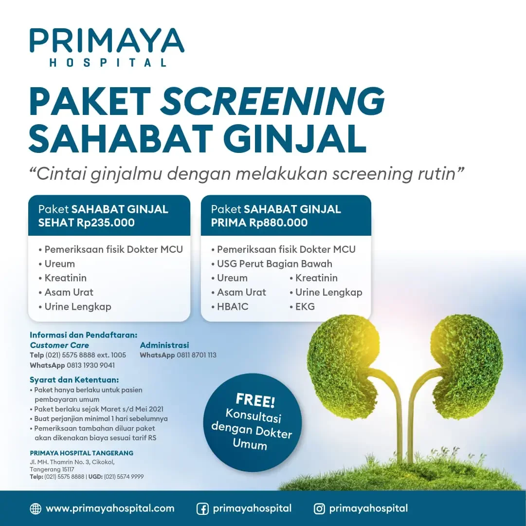 Paket Screening Sahabat Ginjal