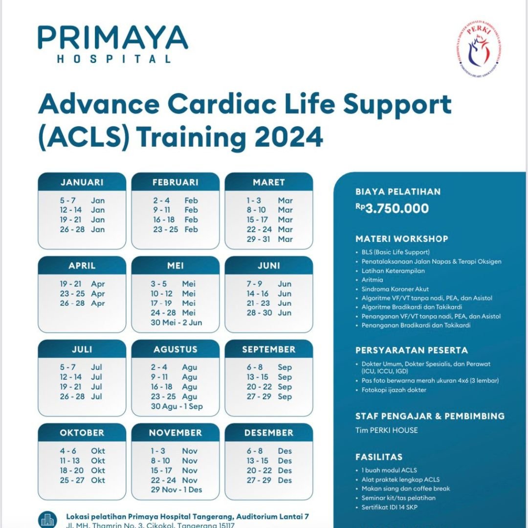 Advanced Cardiac Life Support (ACLS) Training 2024