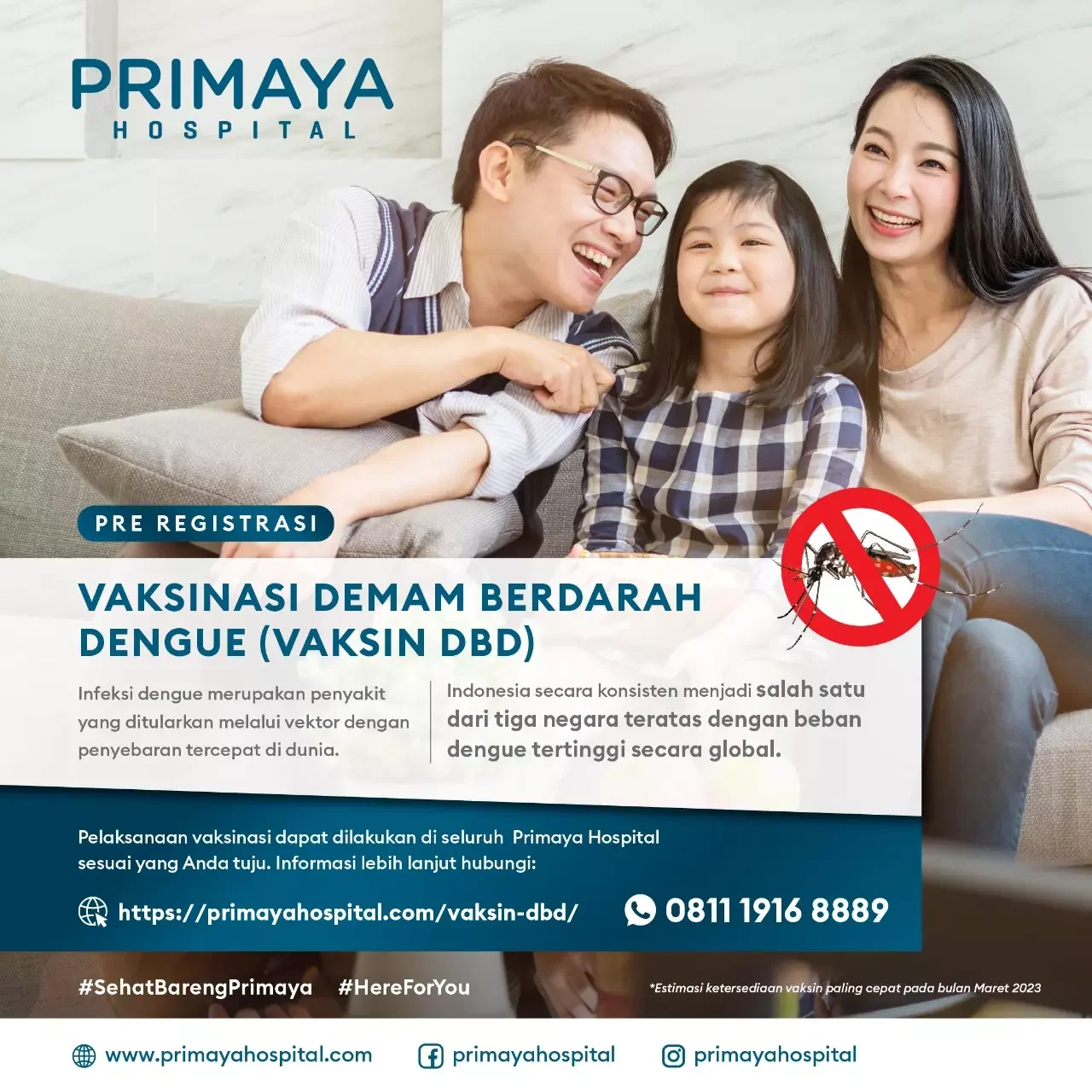 Pre Registrasi Vaksin DBD Vaksin Dengue