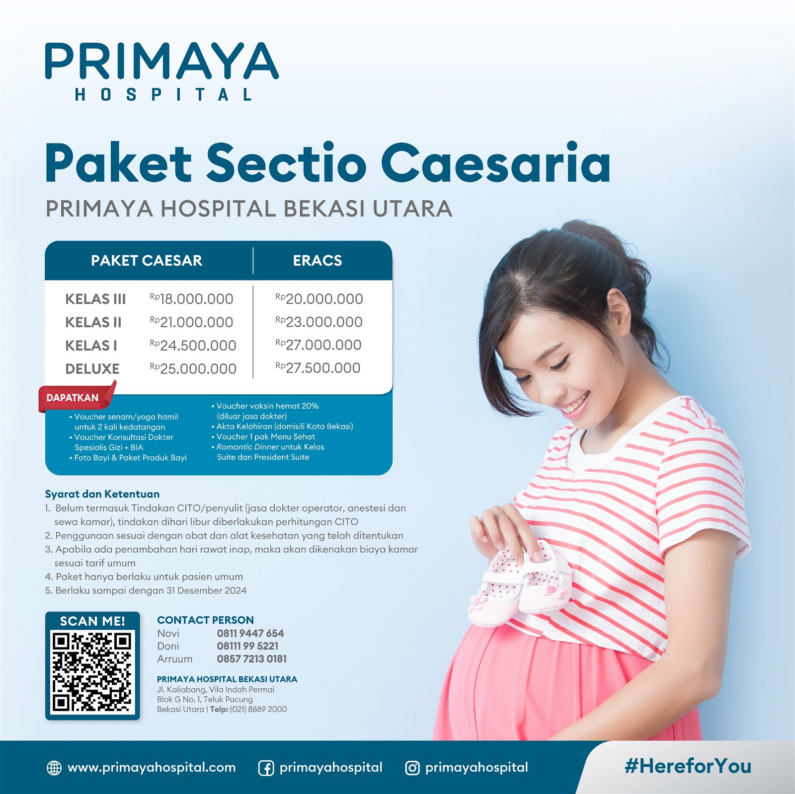Paket Sectio Caesaria - Primaya Hospital Bekasi Utara