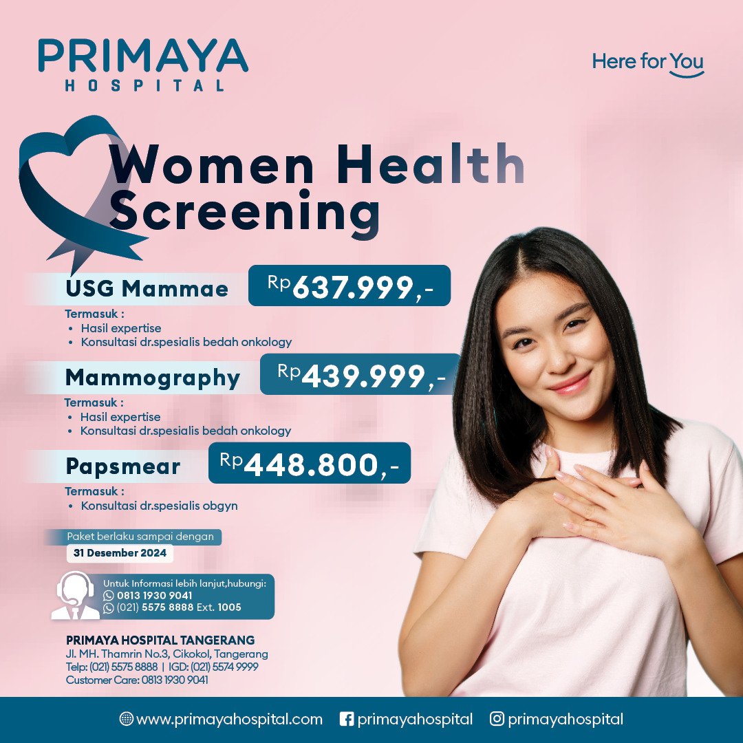 Women Health Schreening - Primaya Hospital Tangerang